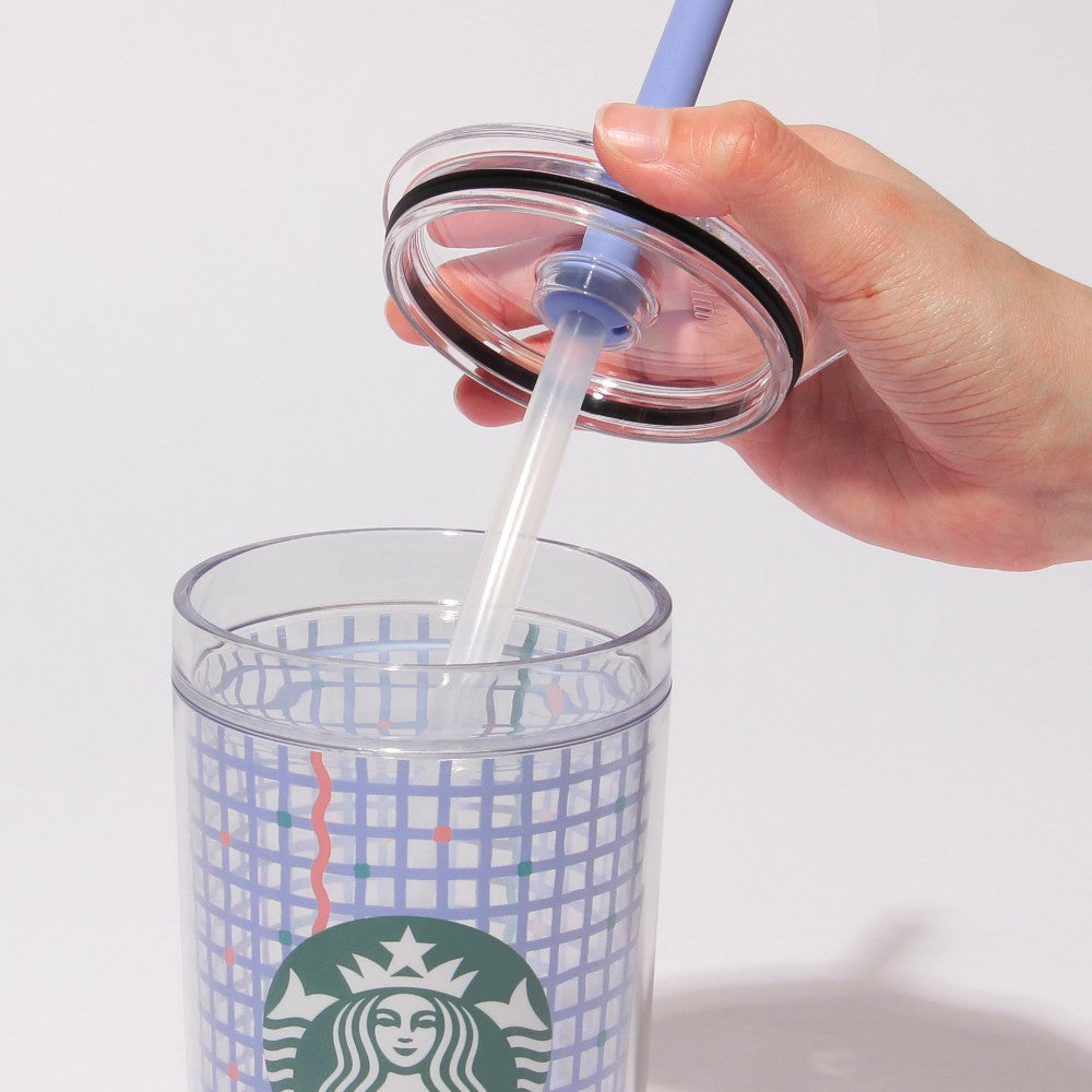 Cold Cup Straw Tumbler MiiR Plaid 591ml Starbucks Japan 2025