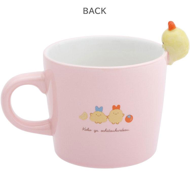 Sumikko Gurashi Fried Shrimp Tail Mug Cup w/ Figure Pink San-X Japan 2025