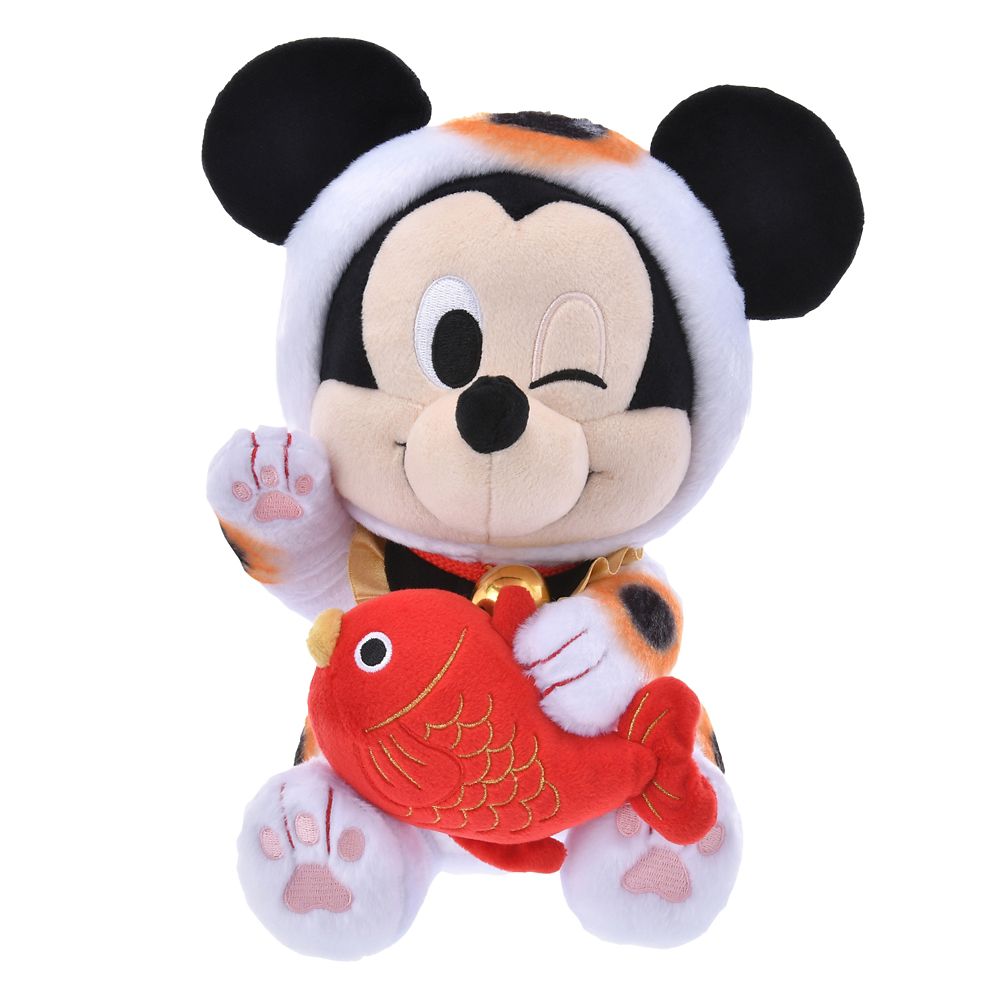 Mickey Plush Doll Cat Daruma Disney Store Japan New Year 2025