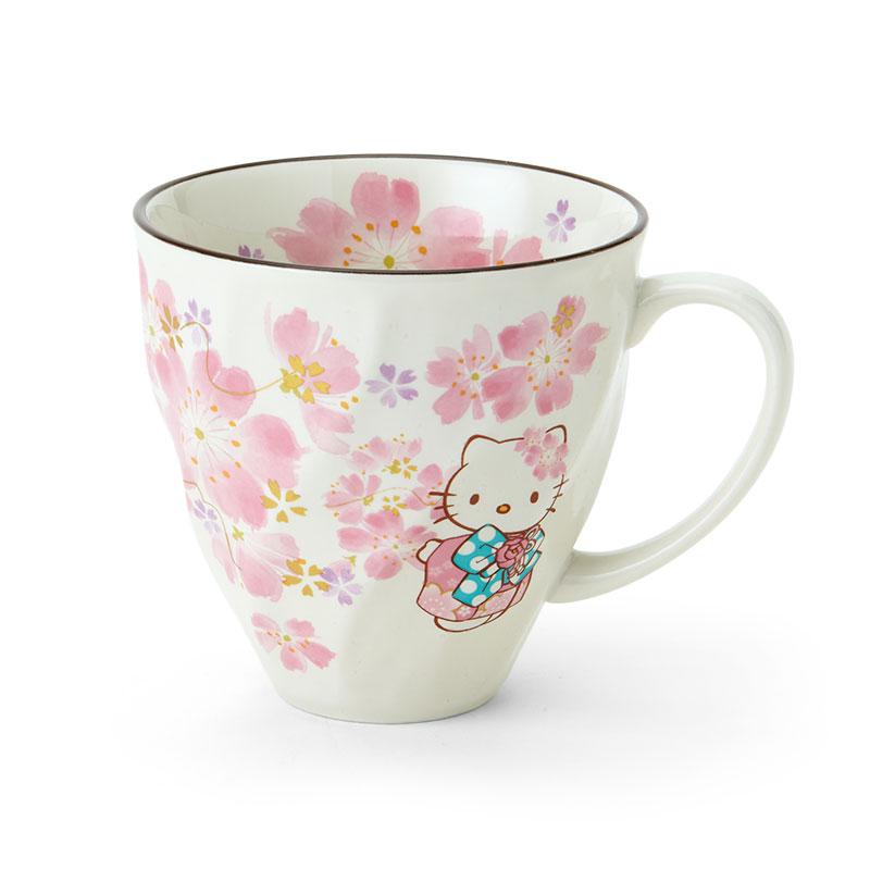 Hello Kitty Mino ware Mug Cup Sanrio Japan Sakura 2024