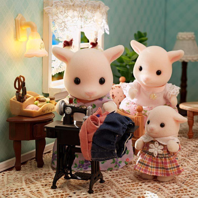 Sylvanian Families doll Goat Family FS-43 EPOCH Japan