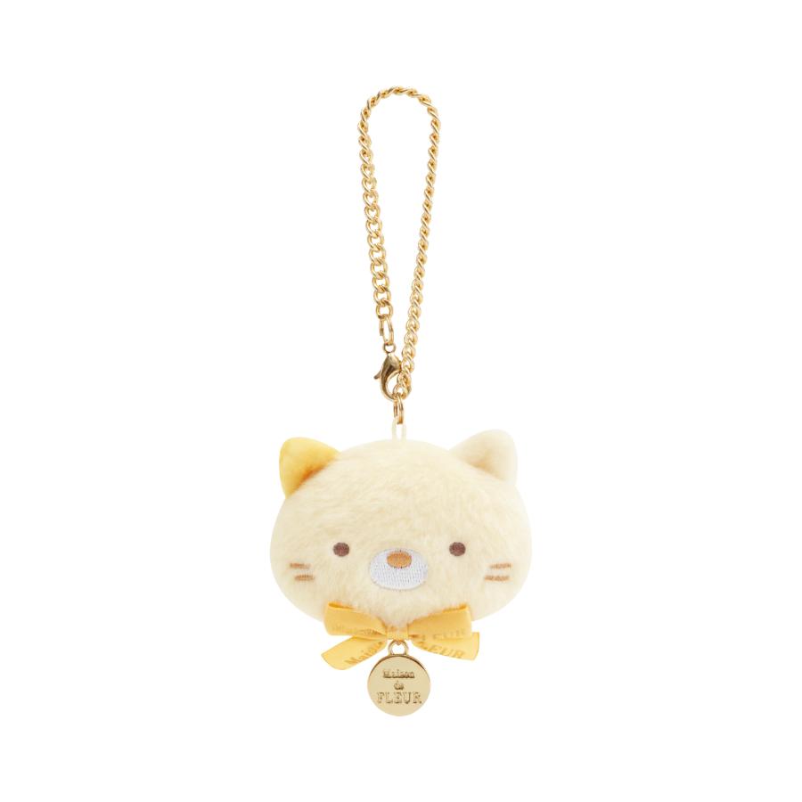 Sumikko Gurashi Maison de FLEUR Neko Cat Keychain Bag Charm San-X Japan 2024