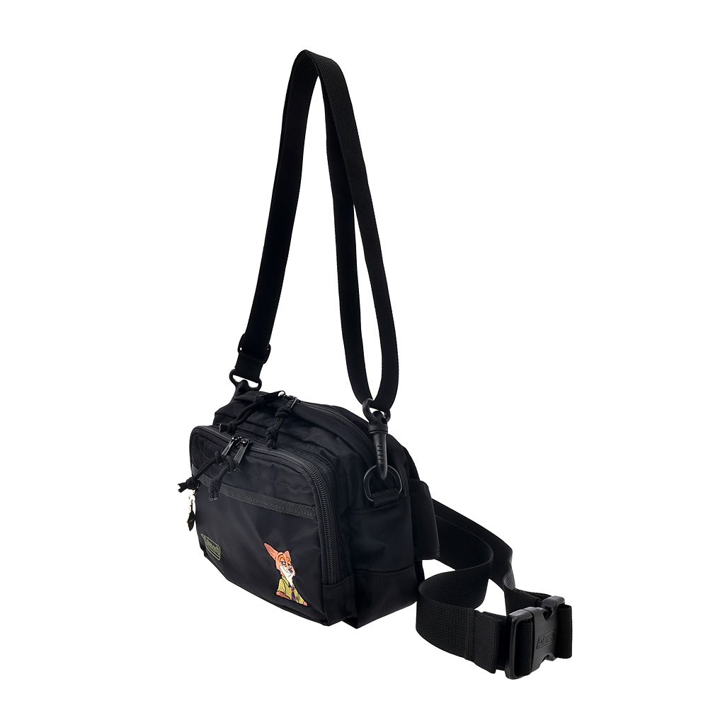 Zootopia Nick Wilde Coleman Shoulder Bag Embroidery Charm Disney Store Japan