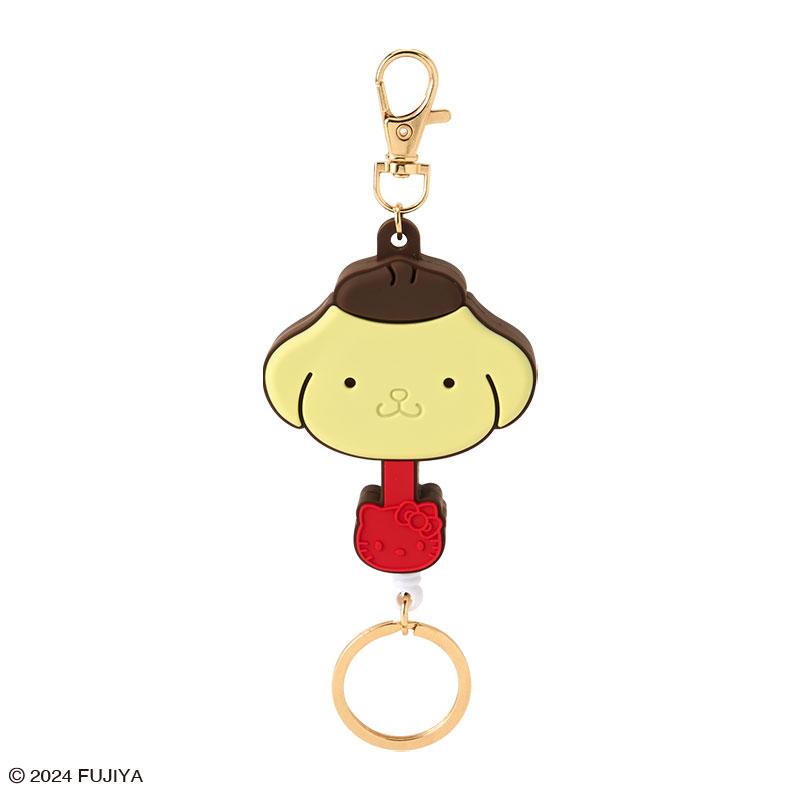 Pom Pom Purin Rubber Keychain Key Holder Sanrio Characters Chocolate Japan