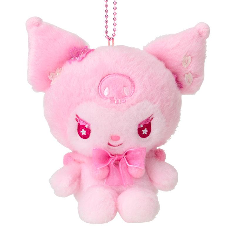 Kuromi Plush Mascot Holder Keychain Sanrio Japan Sakura 2025