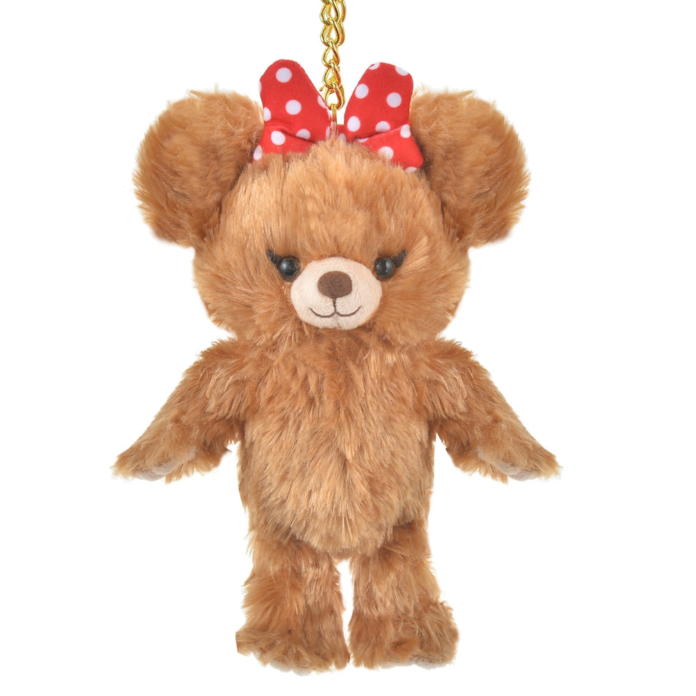 UniBEARsity Pudding Minnie Mouse Keychain Key Holder Disney
