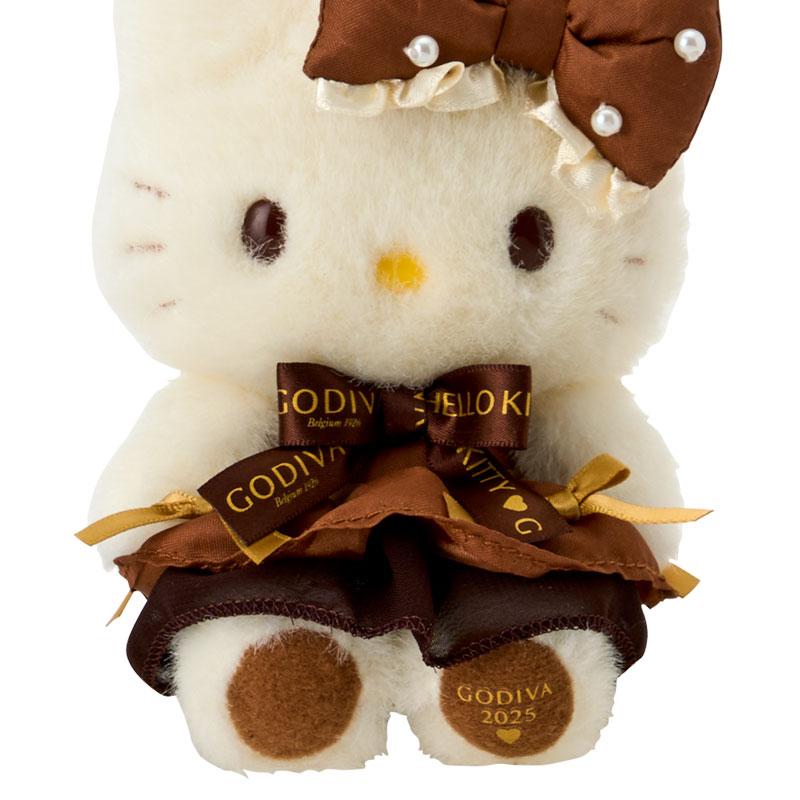 Hello Kitty GODIVA Plush Mascot Keychain Sanrio Japan Valentine's Day 2025