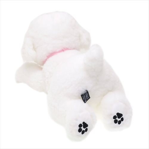 Hizawanko Knee Dog Bichon Frise Plush Doll White Sunlemon Japan