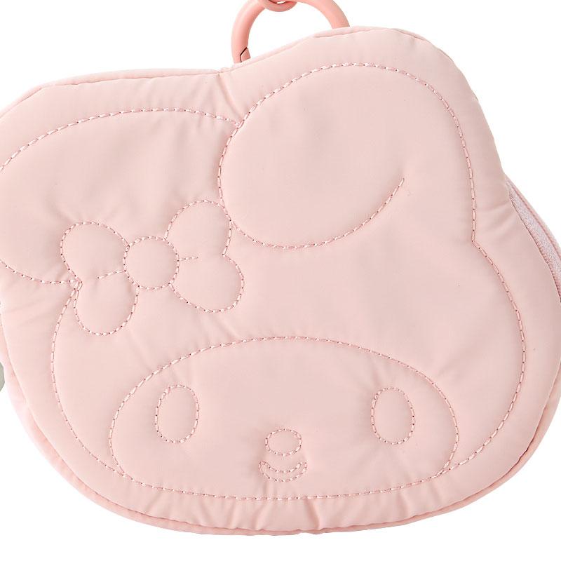 My Melody Pass Case Face Shape Fluffy Winter Sanrio Japan
