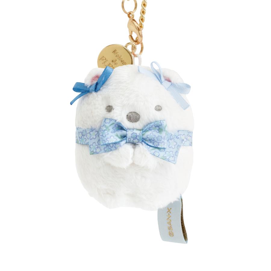 Sumikko Gurashi Keychain Bag Charm Shirokuma Bear Maison de FLEUR San-X Japan