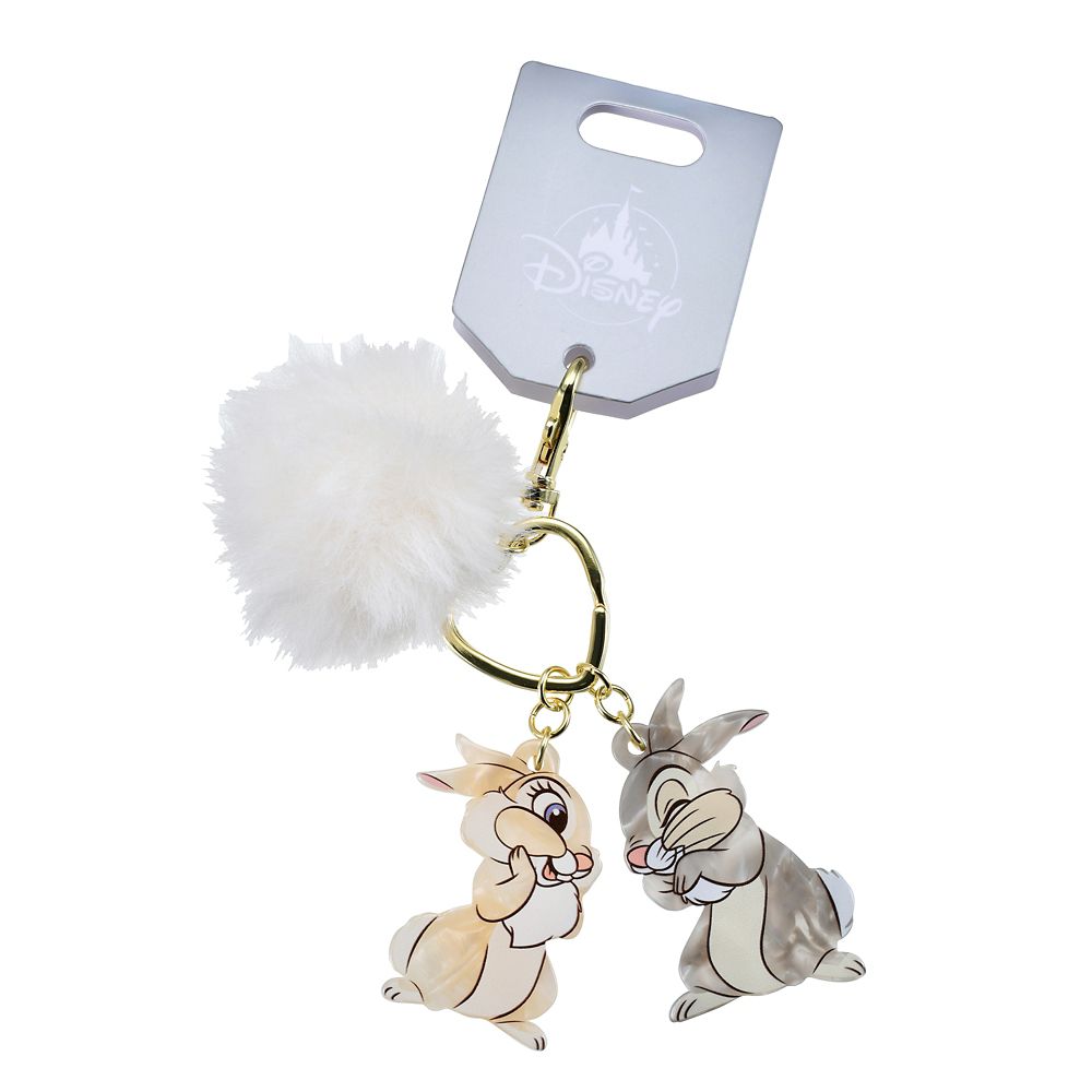 Miss Bunny & Thumper Keychain Key Holder PASTEL BUNNIES Disney Store Japan 2025