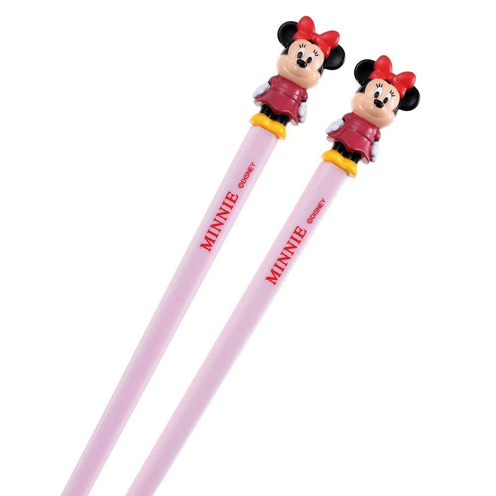 Minnie Mascot Chopsticks Pink Disney Store Japan 2025