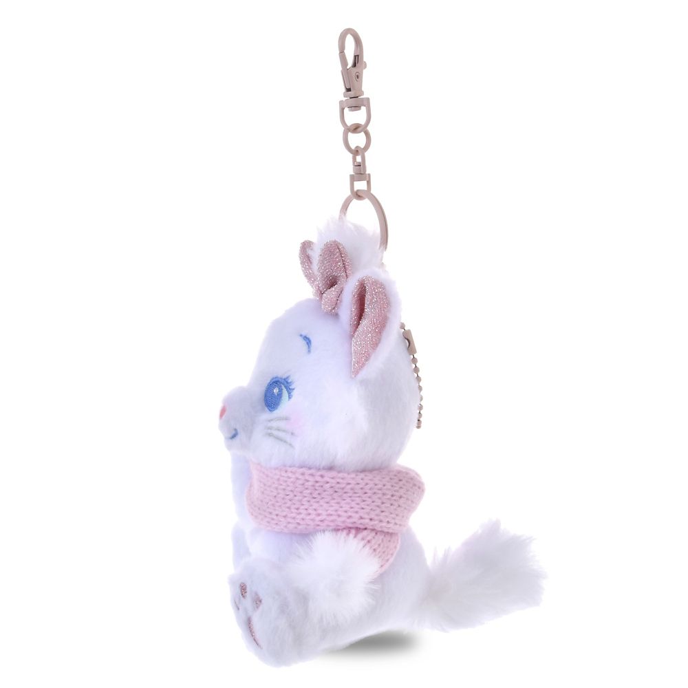 Marie Cat Plush Keychain Winter Shiny Color Disney Store Japan The Aristocats
