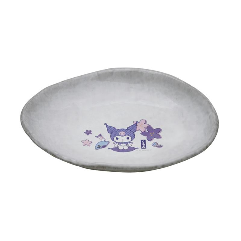 Kuromi Banko Ware Small Plate Balloon Flower Sanrio Japan 2025