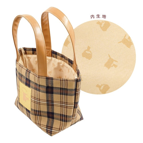 Pikachu Tote Bag Plaid Pokemon Center Japan 2024