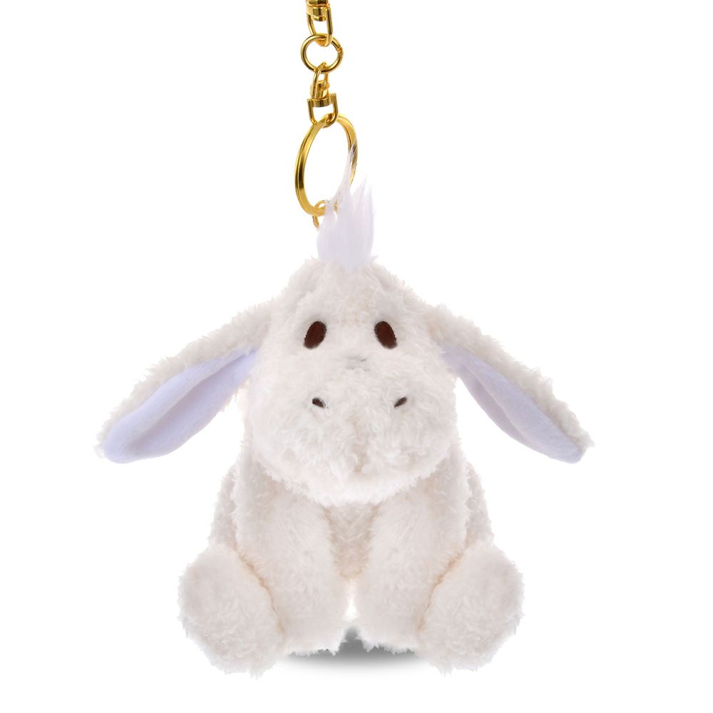 Eeyore 2WAY Snow Plush Keychain Reversible White Pooh Disney Store Japan 2025