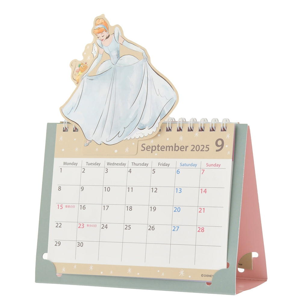 Disney Princess Fairy Tail Calendar Desktop 2025 Pop-Up Disney Store Japan