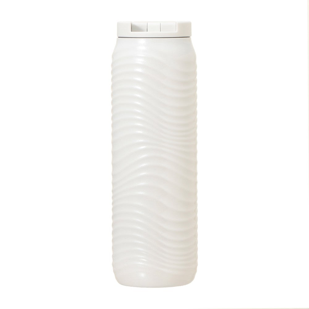 Starbucks Japan Can-shaped Stainless Bottle Pearl White 473ml Tumbler