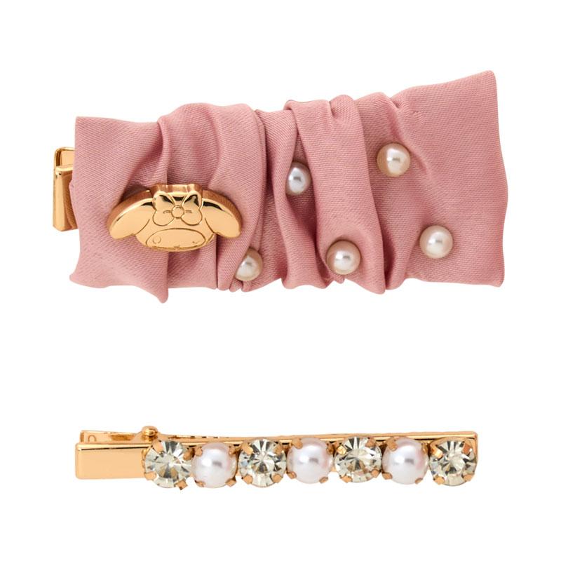 My Melody Scrunchy Ponytail Holder Pearl Hair Accessories Sanrio Japan 2025