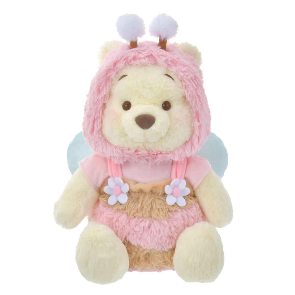 Winnie the Pooh Plush Doll M Pink HONEY DAY Disney Store Japan 2024