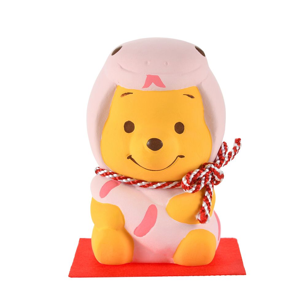 Winnie the Pooh Decoration Pink ETO POOH 2025 Disney Store Japan New Year Snake