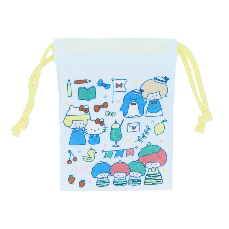 Drawstring Pouch Set Character Together mizutama Sanrio Japan 2025