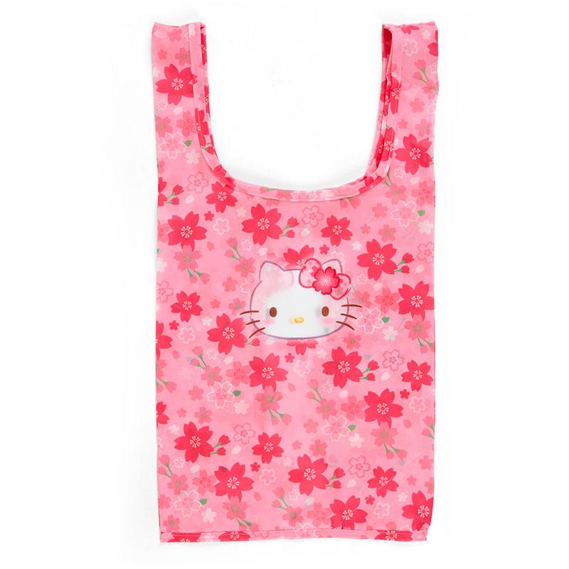 Hello Kitty Eco Shopping Tote Bag Plush Pouch Kimono Sakura Sanrio Japan 2024