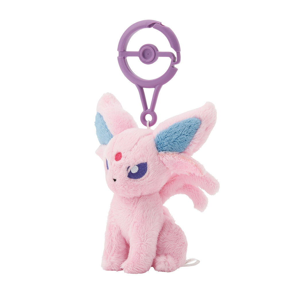 Espeon Eifie Plush Keychain with Carabiner Pokemon Center Japan 2024