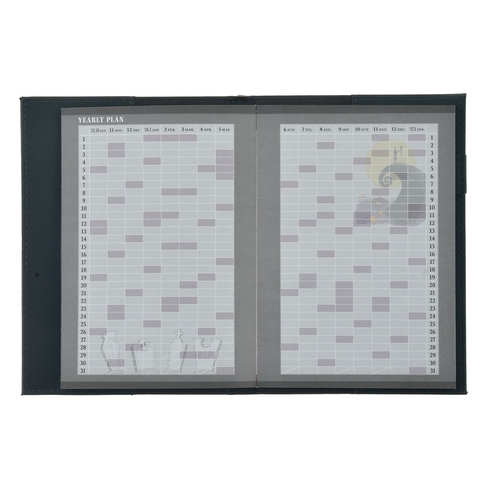 Nightmare Before Christmas 2026 Schedule Book B6 Weekly Disney Store Japan
