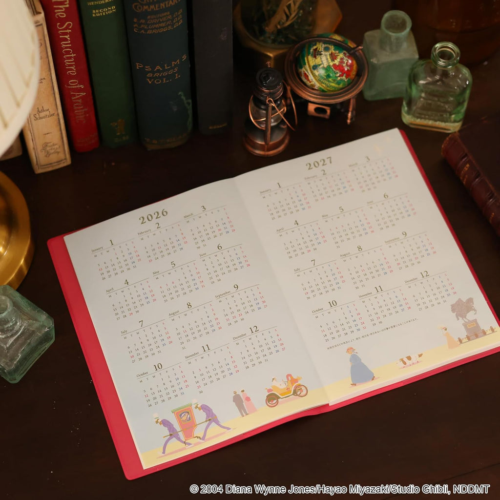 Howl's Moving Castle 2026 Schedule Book B6 Weekly Studio Ghibli Japan