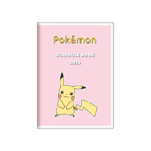 Pikachu Schedule Book B6 2026 Monthly Pink Pokemon Star Japan