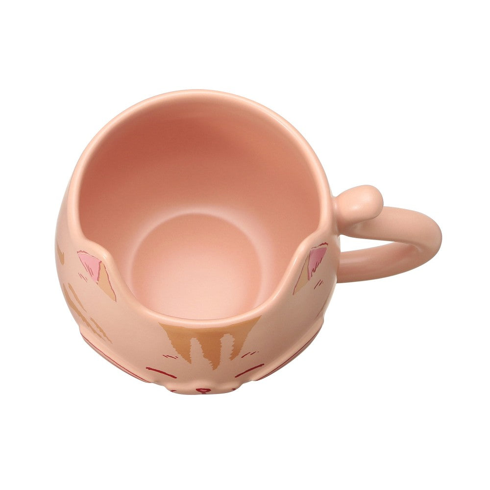 Starbucks Japan Valentine's Day 2025 Mug Cup Cat Face Beige 355ml