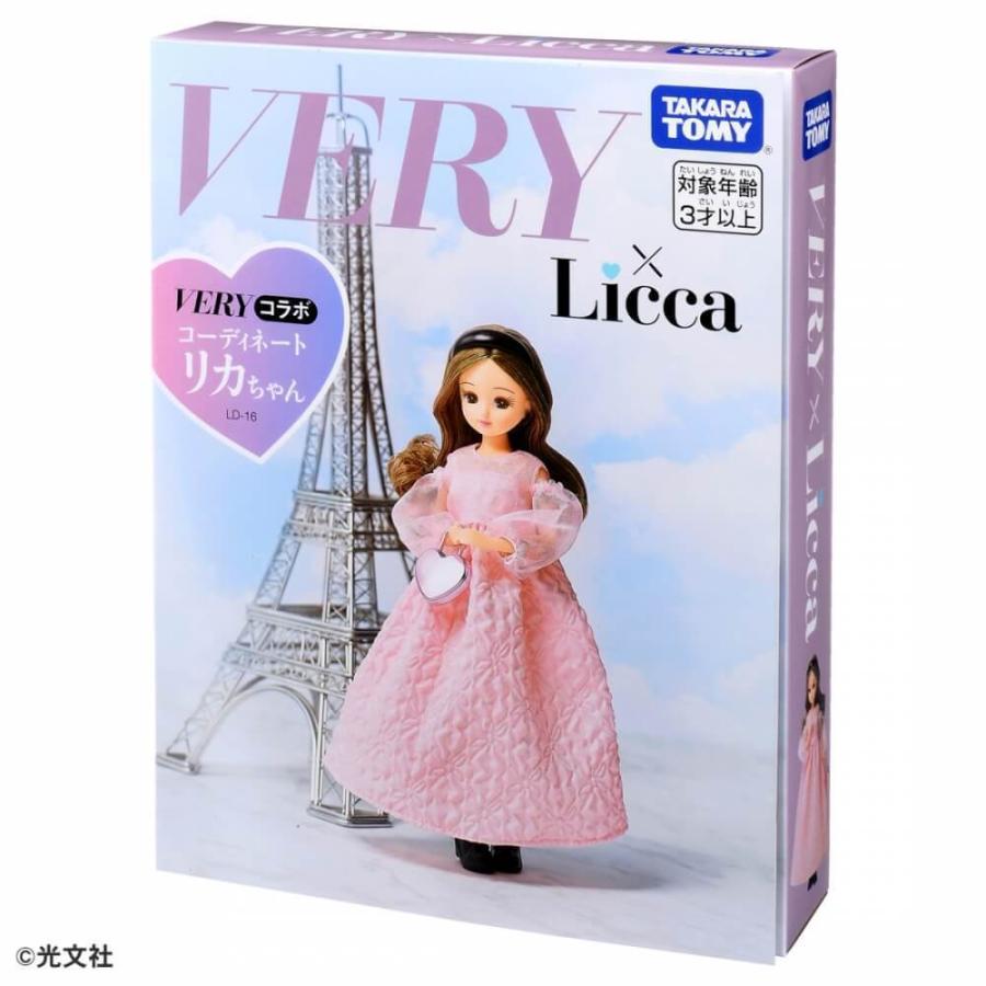 Licca Chan Doll LD-16 VERY Collaboration Coordination Pink Takara Tomy Japan