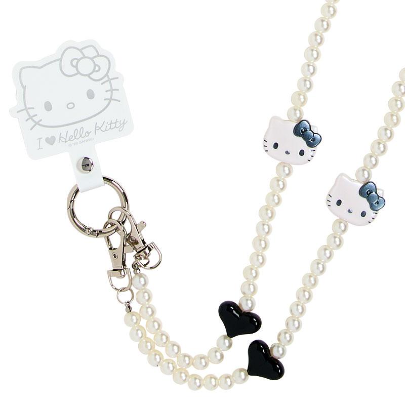I Love Hello Kitty Mobile Shoulder Strap Black Sanrio Japan 2026
