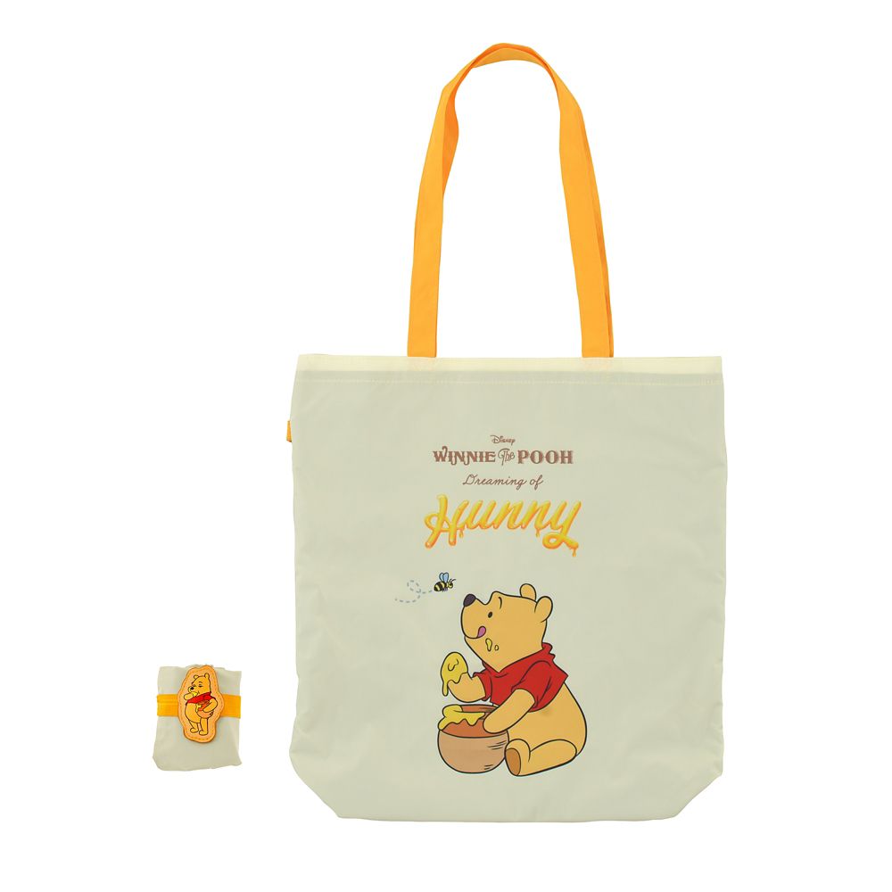 Winnie the Pooh Folding Tote Bag HONEY DAY Disney Store Japan 2025