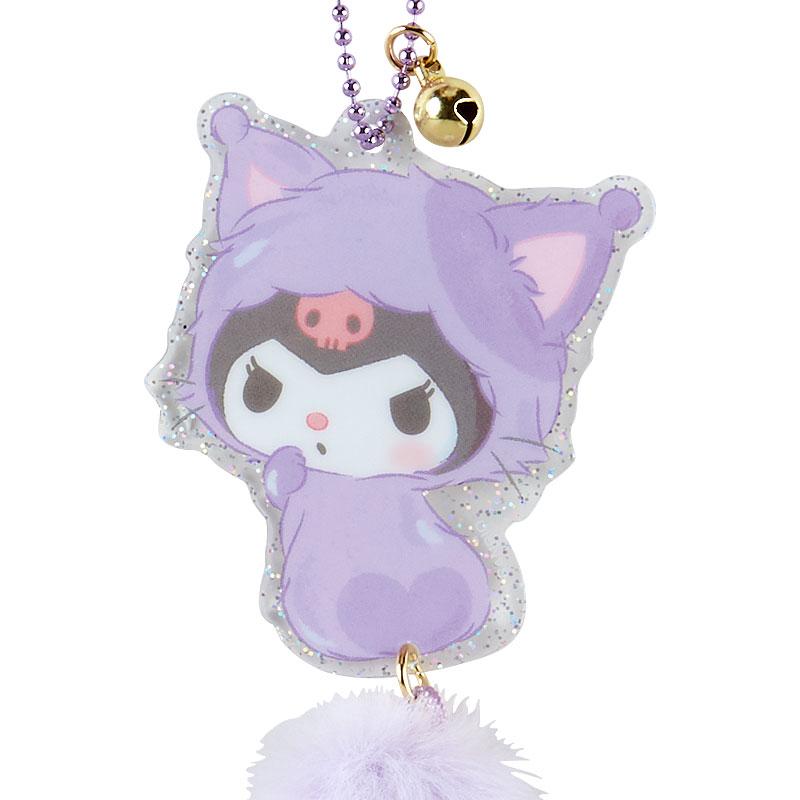 Kuromi Acrylic Bag Charm With Tail Love Cat Sanrio Japan 2024