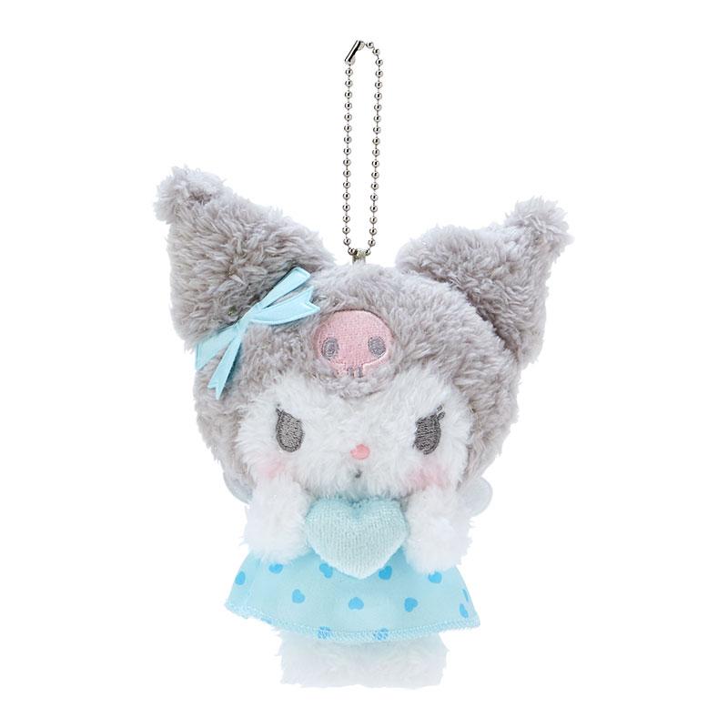 Kuromi Plush Mascot Holder Keychain Dreaming Angel Blue Sanrio Japan 2024