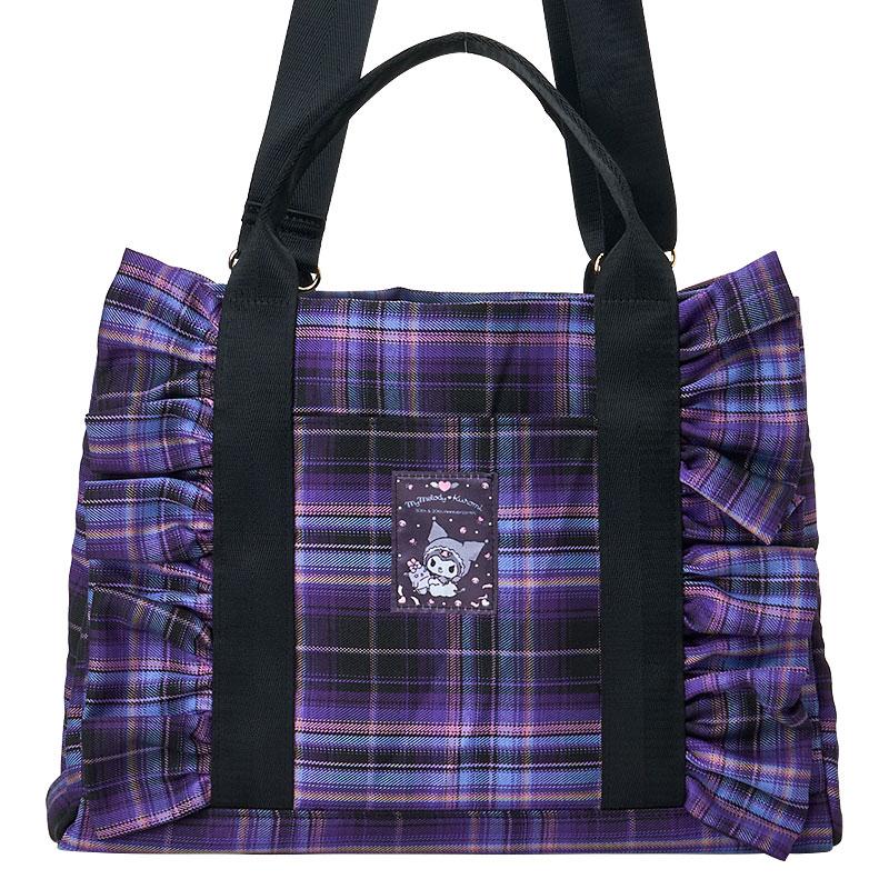 Kuromi Frill Tote Bag Shoulder Sanrio Japan 2025