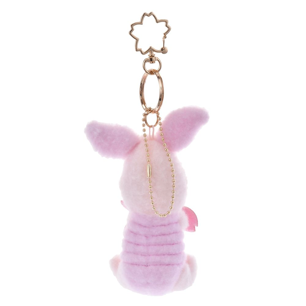 Piglet Plush Keychain SAKURA Disney Store Japan 2025 Winnie the Pooh