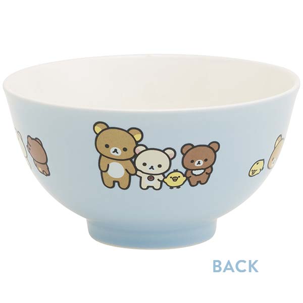 Rilakkuma Pottery Bowl Simple Blue San-X Japan