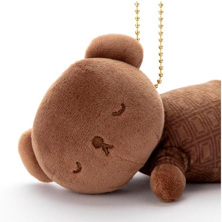 Boris Beer Plush Keychain Suyasuya Sleeping Friend Cacao Bruna Japan 2025