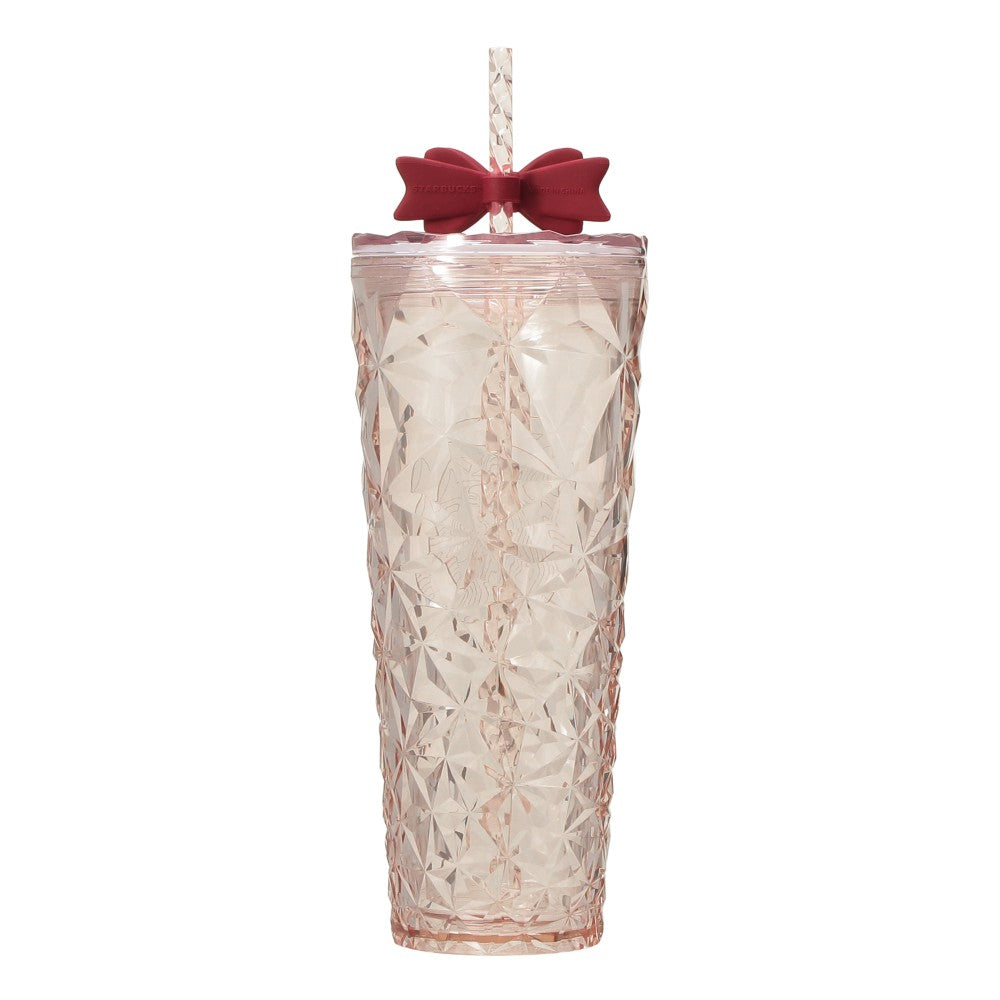 Starbucks Japan Holiday 2025 Cold Cup Tumbler Ribbon 710ml Christmas