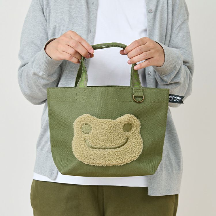 Pickles the Frog mini Tote Bag Fluffy Face Japan 2024