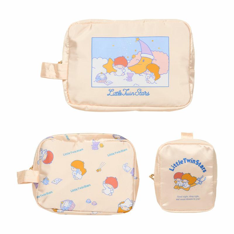 Little Twin Stars Kiki Lala Travel Pouch Set Sanrio Japan 2025