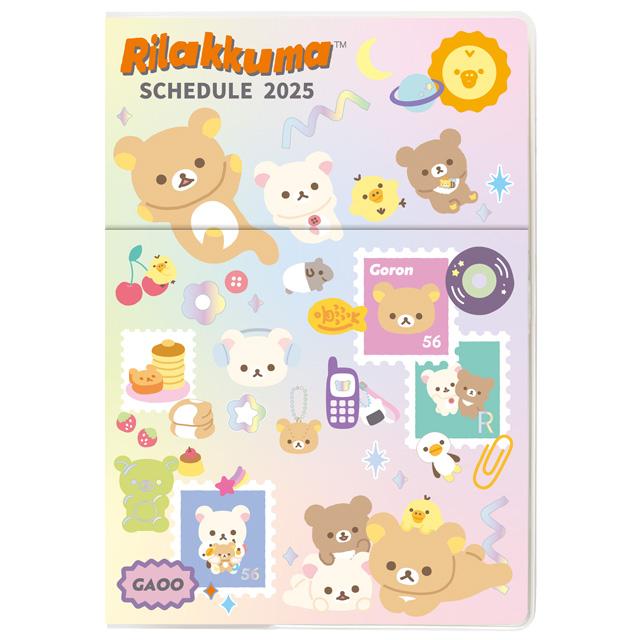 Rilakkuma 2025 Schedule Book Monthly Pocket San-X Japan