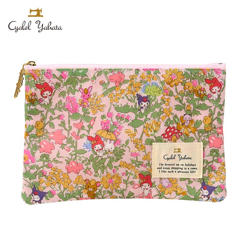 Sanrio Characters Flat Pouch Flower Liberty Sanrio Japan 2025