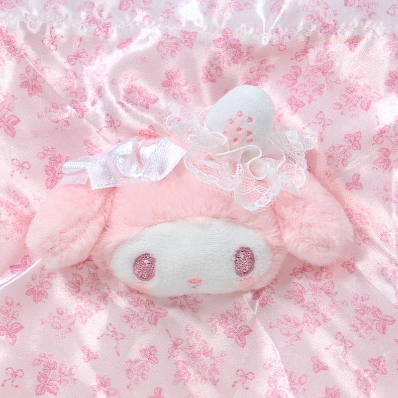 My Melody Boa Drawstring Pouch Face White Strawberry Tea Time Sanrio Japan 2025