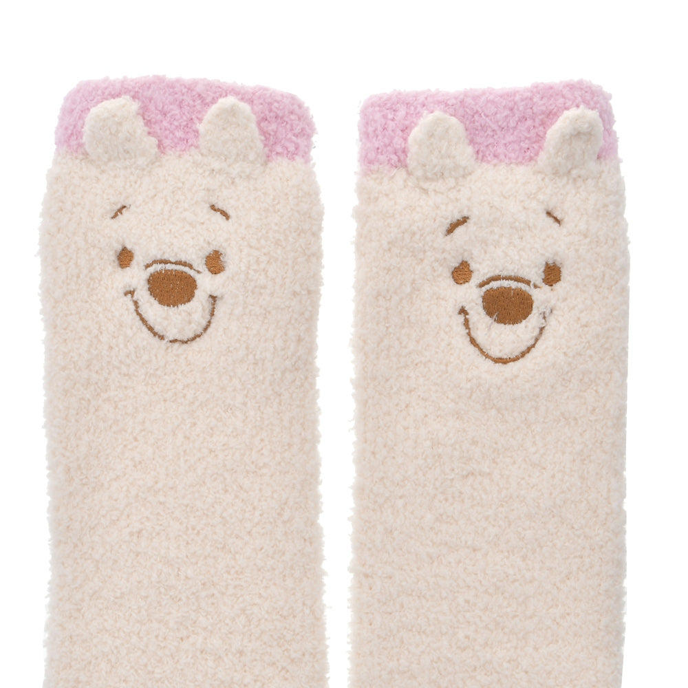 Winnie the Pooh Socks 23-25cm White Pooh Disney Store Japan