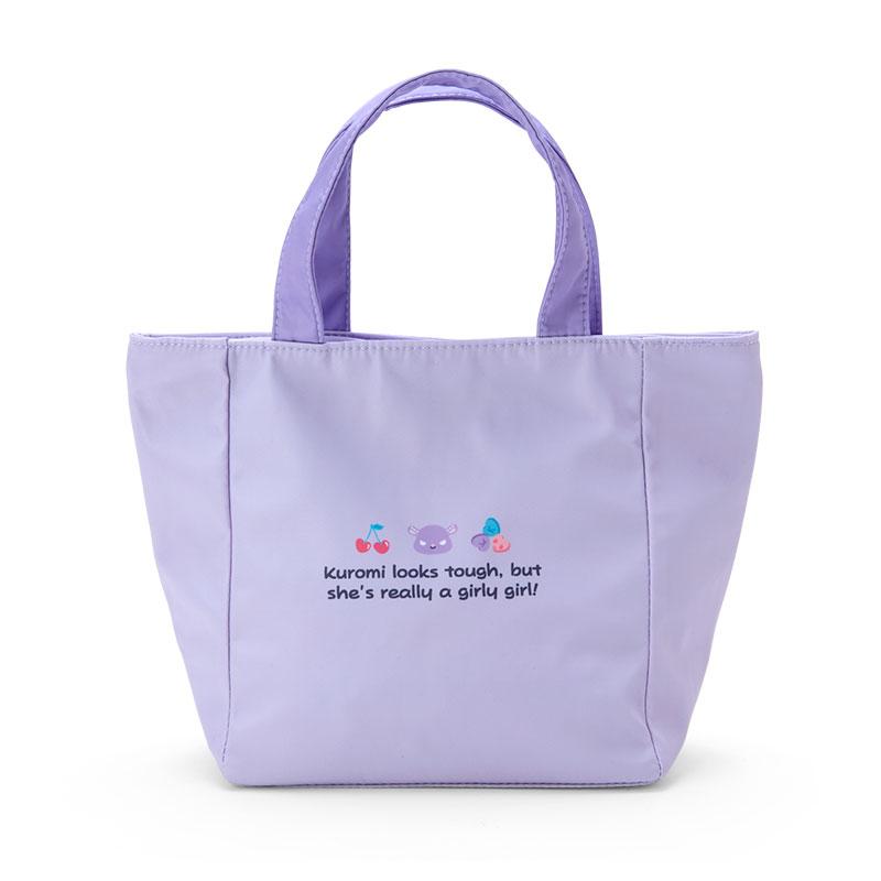 Kuromi Cold Lunch Tote Bag Purple Sanrio Japan