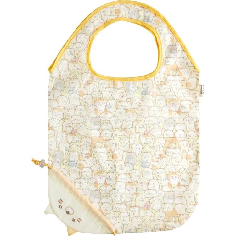 Sumikko Gurashi Neko Cat Eco Shopping Tote Bag ecoron White San-X Japan 2025